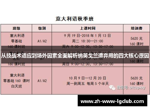 从技战术适应到场外因素全面解析纳英戈兰遭弃用的四大核心原因